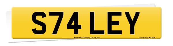Registration number S74 LEY